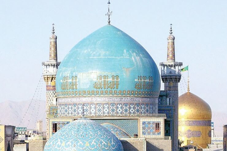 تصویری از گنبد مسجد گوهرشاد