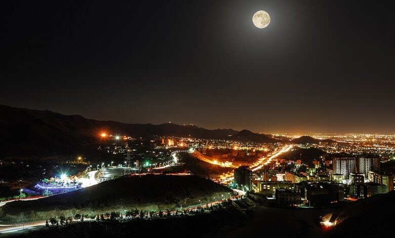 تصویری از نمای مشهد در پارک خورشید