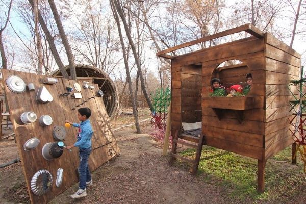 بخش کودکان در باغ گیاه شناسی مشهد 