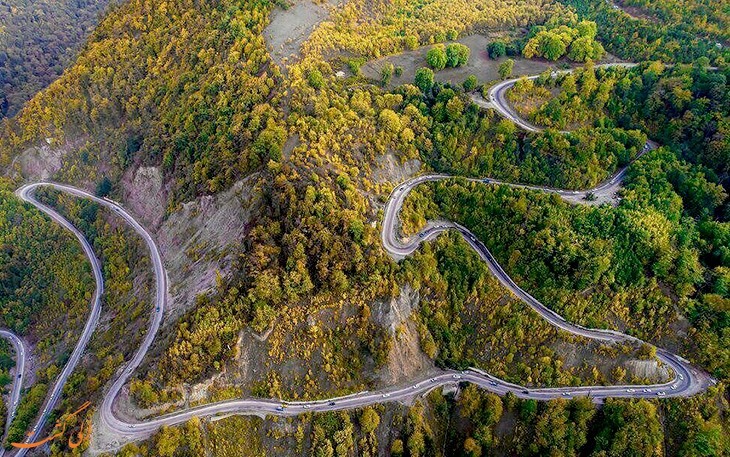 تصویر مسیر مشهد به گرگان