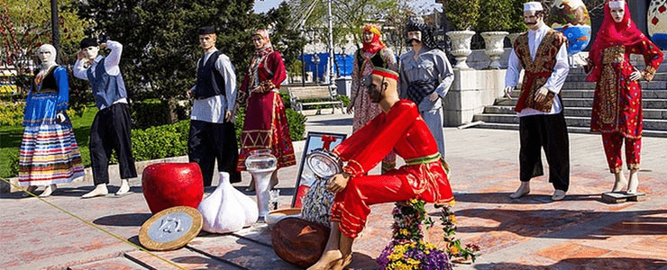 تصویر فرهنگ بومی شیراز درنوروز