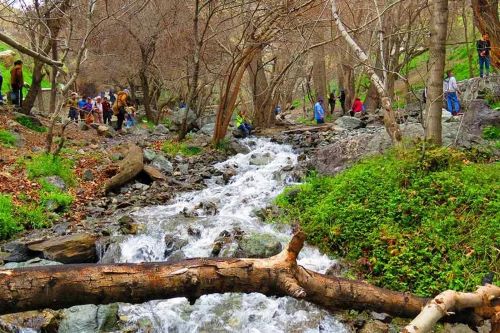 تصویری از مسیر کوهنوردی کلکچال تهران