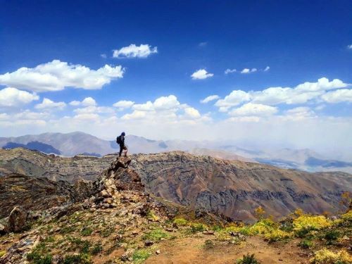 تصویری از مسیر کوهنوردی کلکچال تهران