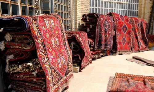 تصویری از بازار فرش شیراز