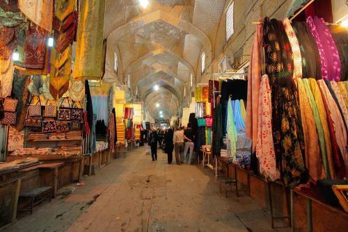 تصویری از بازار وکیل شیراز