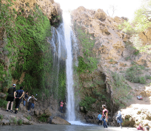 تصویری از آبشارهای اطراف مشهد آبشار اخلمد