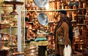 تصویری از بازار مسگرها شیراز
